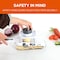 Commercial Chef Multifunctional Grater Slicer with 4 Interchangeable Blades, Storage Bin, Slices Grates Shreds CH1578 - alternate 6